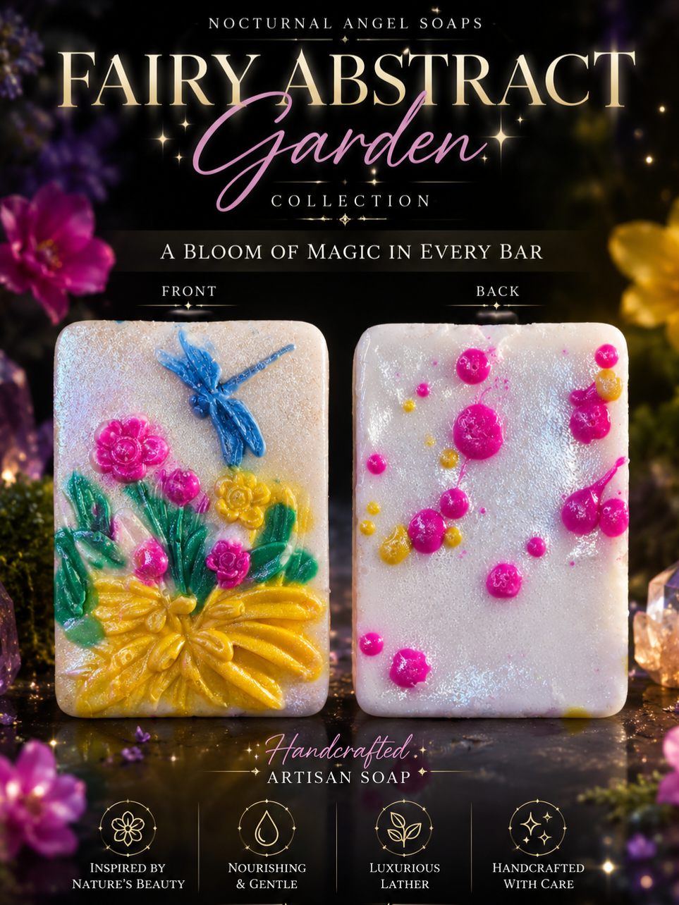 Fairy Abstract Garden Soap (Set of 80)