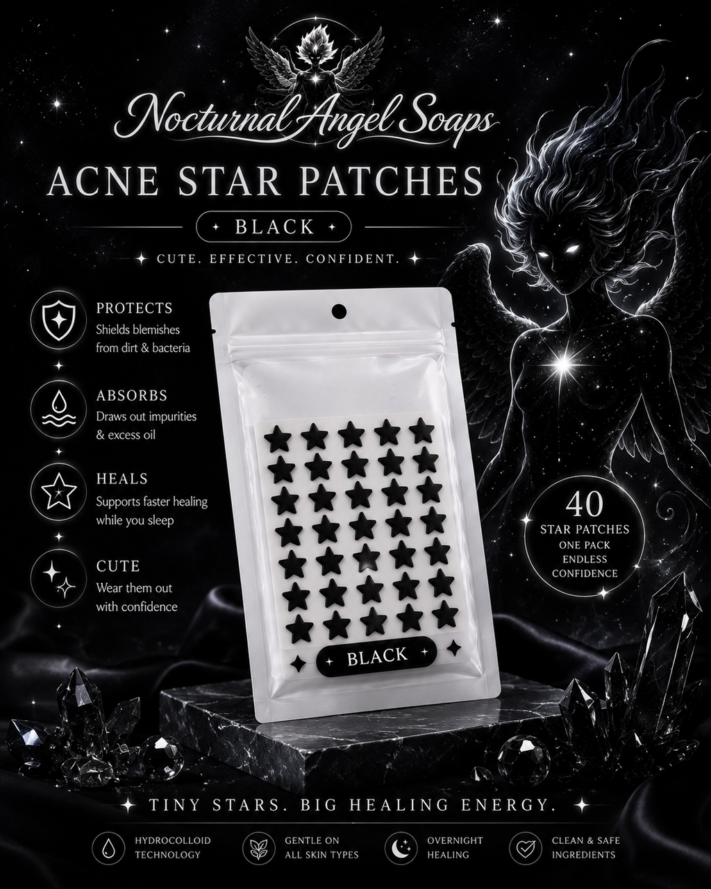 🖤 OBSIDIAN: Acne Patches