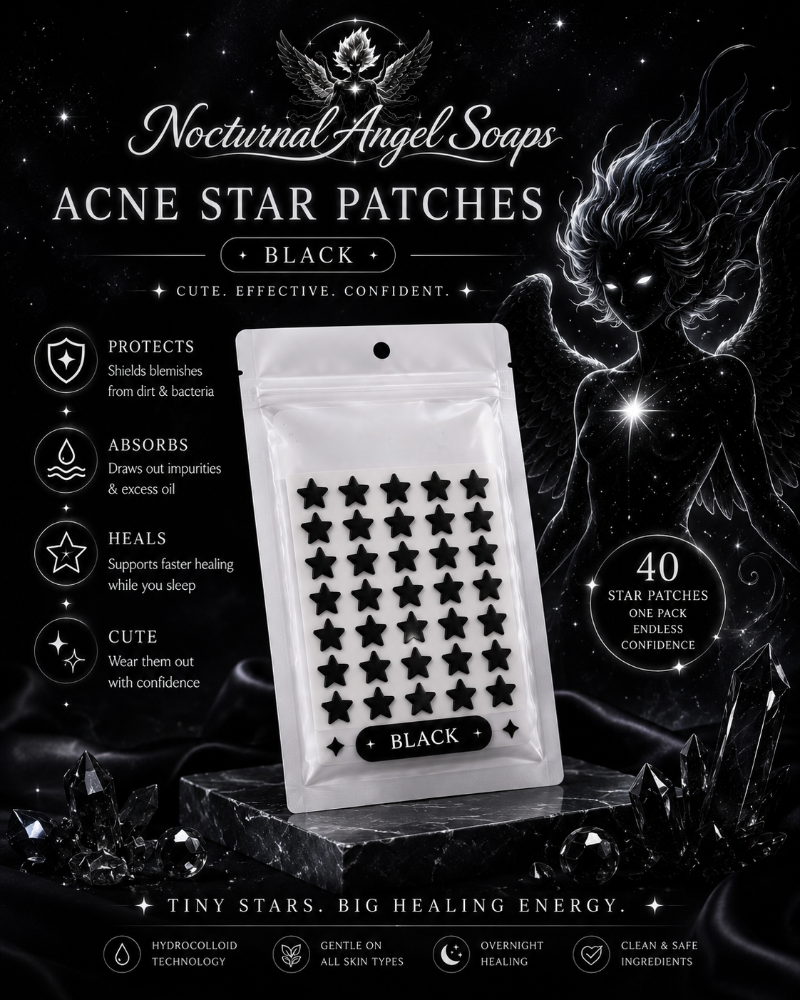 🖤 OBSIDIAN: Acne Patches