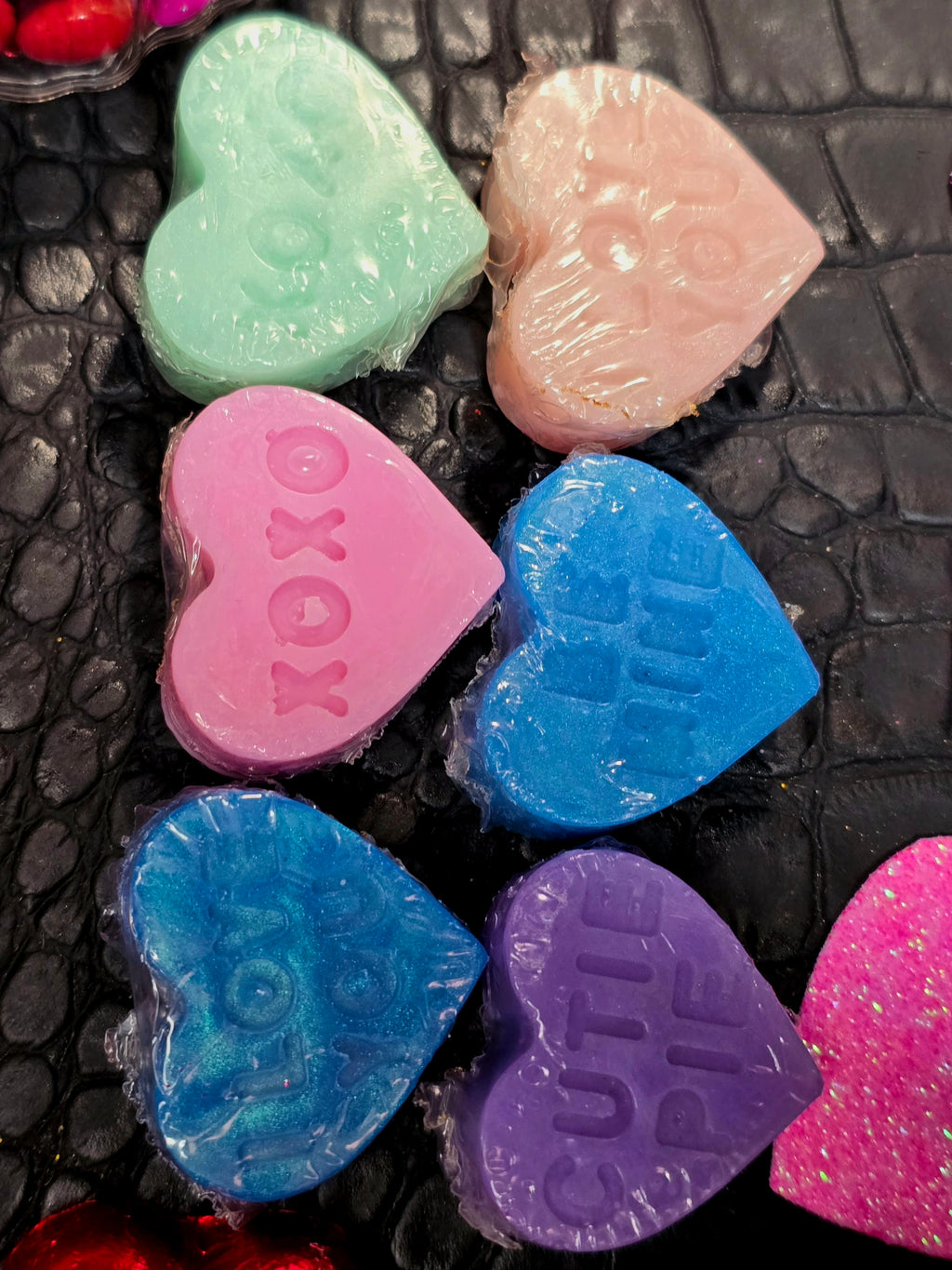 Whispers of Love: Heart Soaps (set of 6)
