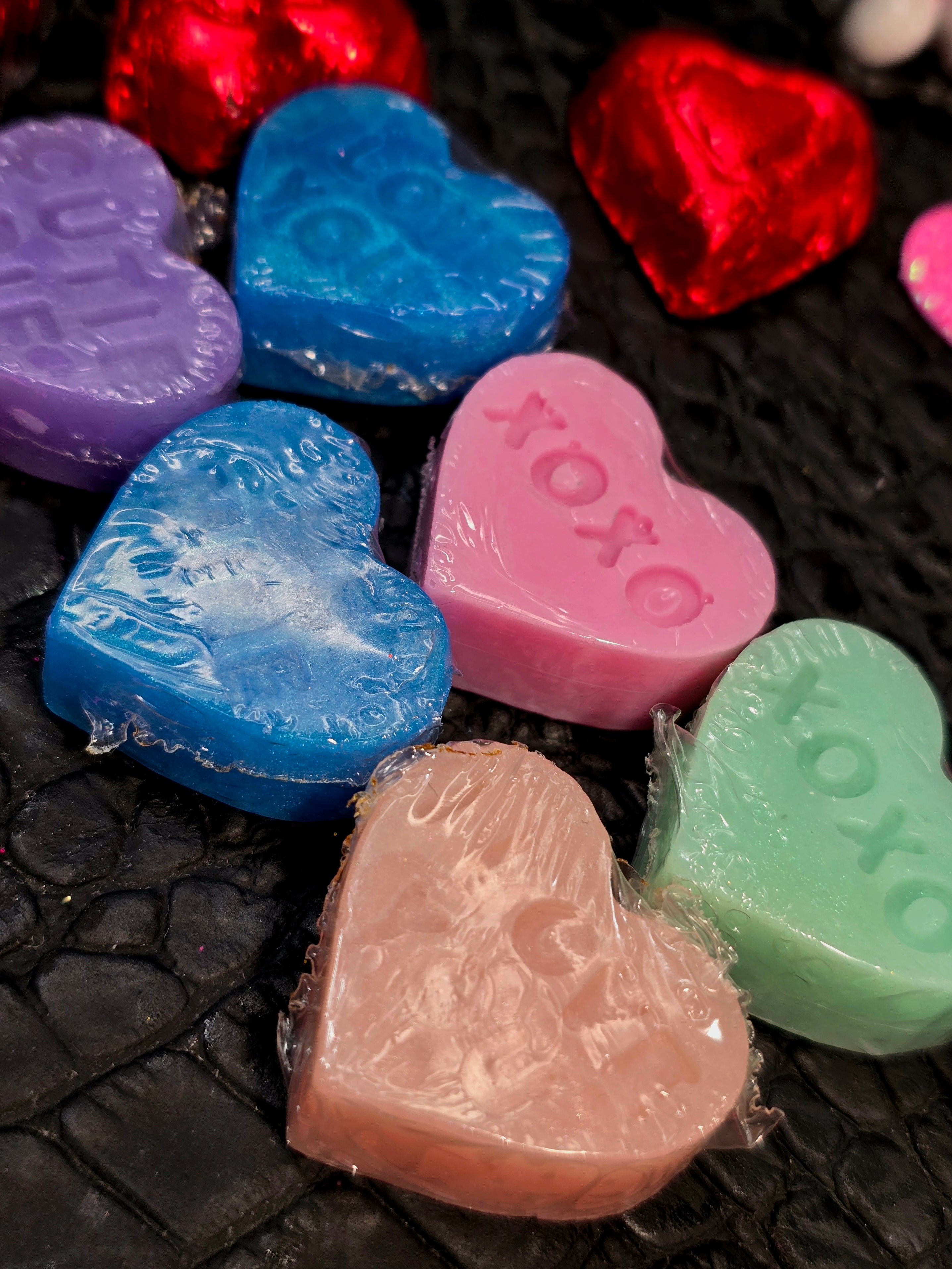 Whispers of Love: Heart Soaps (set of 6)