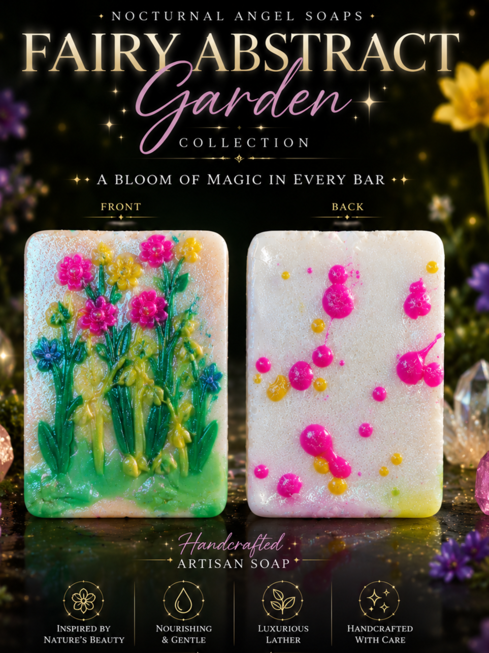 Fairy Abstract Garden Soap (Set of 80)