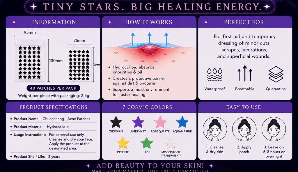 💜 AMETHYST: Acne Patches